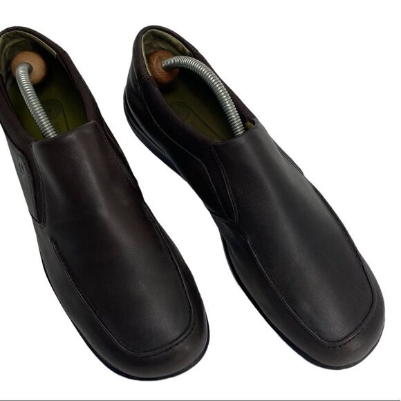 Rockport Women's APW23233 Leather Slip-On Loafer Flats Brown 9W - Picture 4 of 7